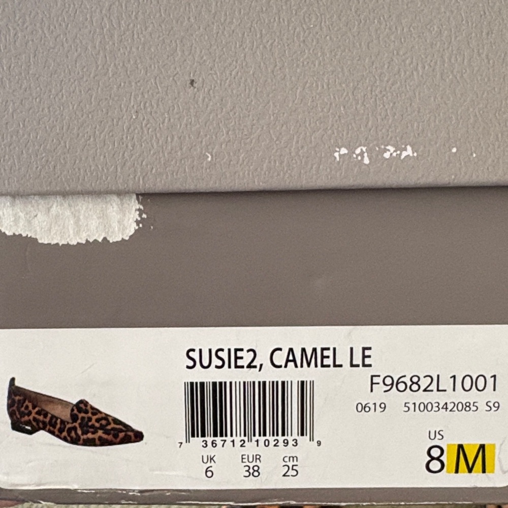 Franco Sarto Animal Print Women's Loafers - Picture 6 of 6